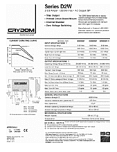 DataSheet Series D2W pdf